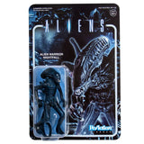 Super 7 Reaction Aliens ALien Warrior Nightfall Blue Box Package Front