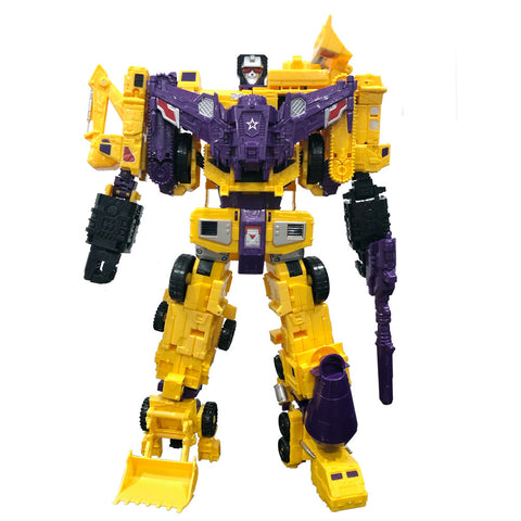 CBB downsized G2 Yellow CW Devy Combiner Robot toy front Coolchange A Field army 3rd third party