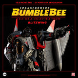 ThreeA Transformers Movie Bumblbee Decepticon Blitzwing Deluxe Sized figure promo point