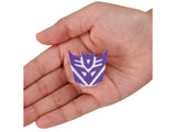 Transformers G1 Meta Colle Logo Collection Decepticon Insignia Size