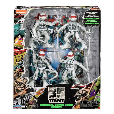 TMNT comic book series white turtles box giftset packaging