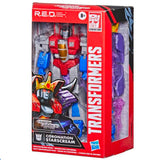 Transformers R.E.D. Series Robot Enhanced Design Coronation Starscream box package front angle