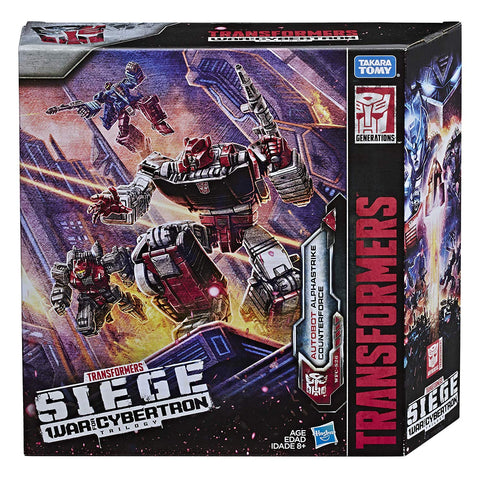 Transformers War for Cybertron WFC-S26 Autobot Alphastrike Counterforce giftset Box Package
