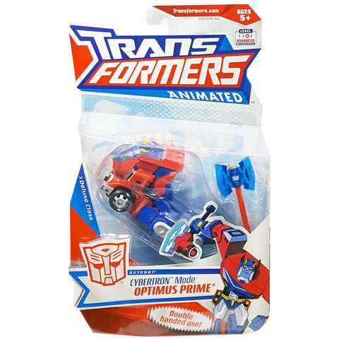 Transformers Animated Deluxe Cybertron Mode Optimus Prime Package