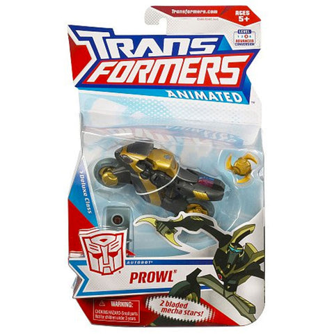 Transformers Animated Deluxe Prowl Hasbro USA box package front