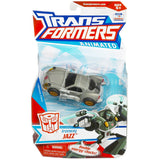 Transformers Animated Freeway Jazz Silver Deluxe package box card