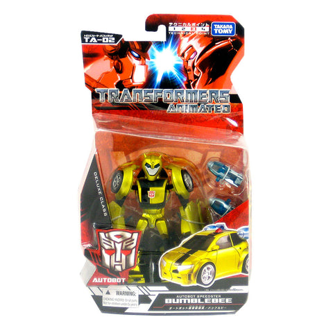Transformers Animated TA-02 Gold Bumblebee Deluxe MISB Package Front