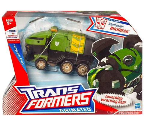 Transformers Animated Voyager Mudbuster Bulkead Cancelled Box Package Front