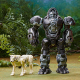 Transformers Beast Alliance Optimus Primal Tigatron Beast Weaponizer rise of the beasts ROTB robot action figure front photo