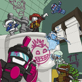 Transformers Botbots Series 1 Toilet Troop complete set Artwork