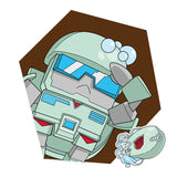 Transformers Botbots Series 1 Toilet Troop Sargeant Scrubadub Character Art