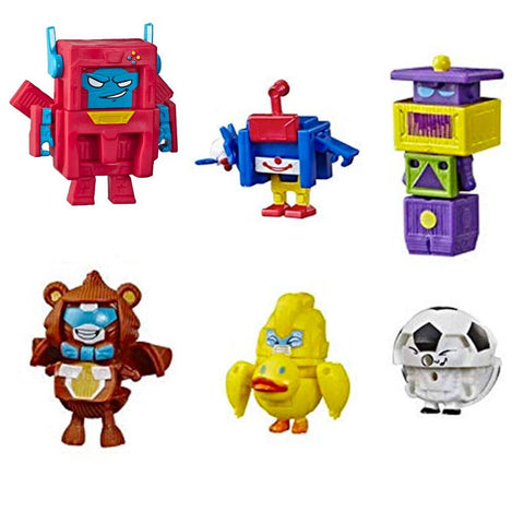 Transformers Botbots Series  3 Playroom Posse Complete Set 6 Robot Toys