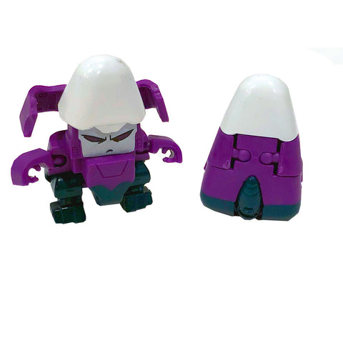 Transformers Botbots Series 4 Sugar Shocks Milton Purple Candy Corn Toy
