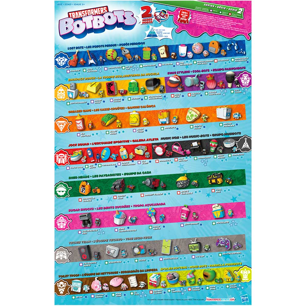 Transformers Botbots Series 2 - Complete Set of 60 Transformers Botbots Series 2 - Complete Set of 60