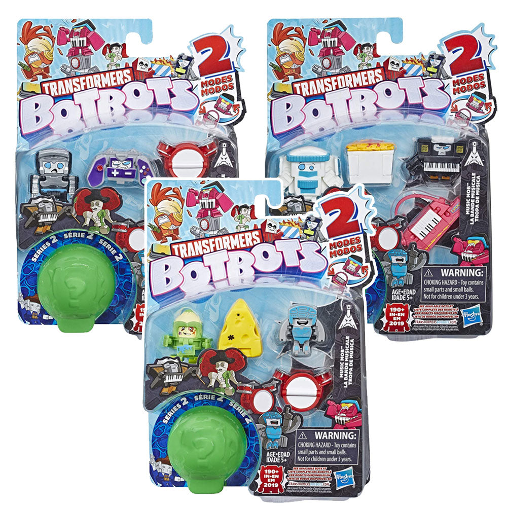 Transformers Botbots Series 3 Music Mob - Complete Set of 5 Transformers Botbots Series 3 Music Mob - Complete Set of 5