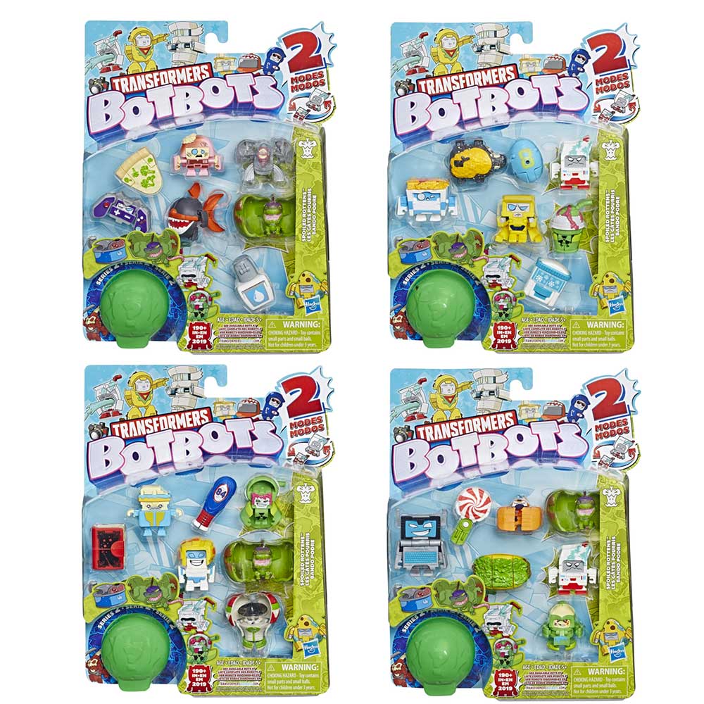 Transformers Botbots Spoiled Rottens Series 2 - Complete Set of 5 Transformers Botbots Spoiled Rottens Series 2 - Complete Set of 5