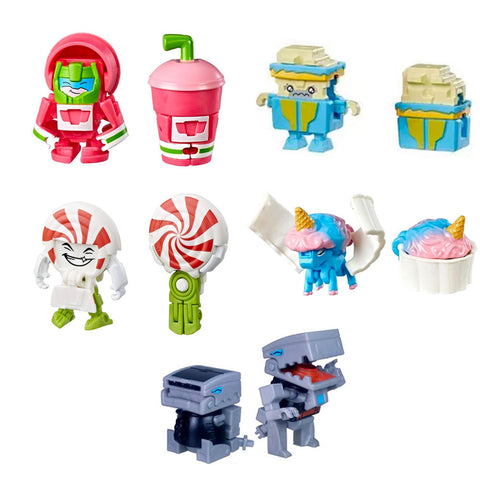 Transformers Botbots Series 2 Sugar Shocks Complete set of 5 mocklate lolly mints javasaurus rex Toys