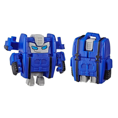 Transformers Botbots Series 3 Jock Squad Rink Stink Blue Backpack robot toy