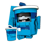 Transformers Botbots Series 4 Movie Moguls Fizzkick Drink Render