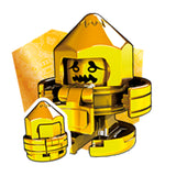 Transformers Botbots Series 4 Winner's Circle Gold Dexter Pencil Render