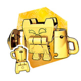 Transformers Botbots Series 4 Winner's Circle Liquid Gold Blender Render