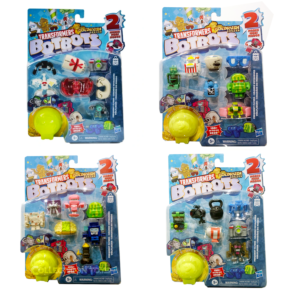 Transformers Botbots Series 5 Frequent Flyers - Complete Set of 6 Transformers Botbots Series 5 Frequent Flyers - Complete Set of 6
