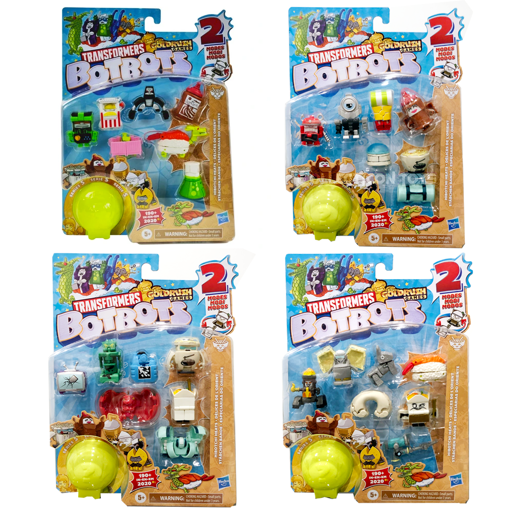 Transformers Botbots Series 5 frequent hibotchi 8-pack complete bundle ...