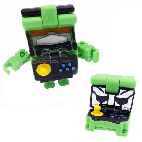 Transformers Botbots Series 5 Retro Replays Outta Order green arcade video game toy
