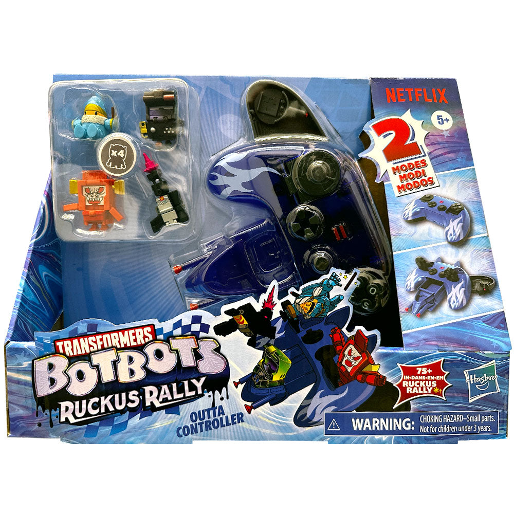 Transformers Botbots Series 6 Ruckus Rally Gamer Geeks Outta Controller Vehicle - 4-pack Transformers Botbots Series 6 Ruckus Rally Gamer Geeks Outta Controller Vehicle - 4-pack