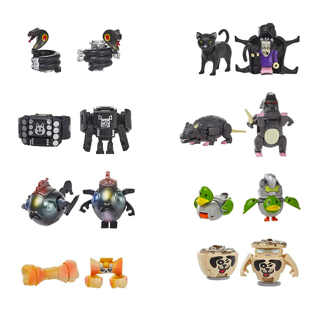 Transformers Botbots Series 6 Ruckus Rally Pet Mob 8-Pack #2 Fish Oil ...