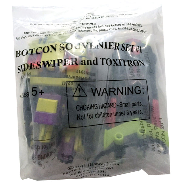 Botcon 2011 Souvenir Set Animated Toxitron & G2 Sideswipe Botcon 2011 Souvenir Set Animated Toxitron & G2 Sideswipe