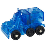 Transformers Botshots Series 1: Super Bot 004 Optimus Prime blue clear semi truck toy