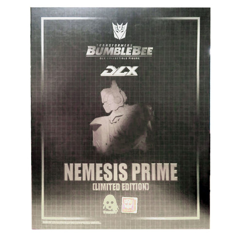 Threezero Transformers DLX bumblebee movie dlx nemesis prime limited edition box package front