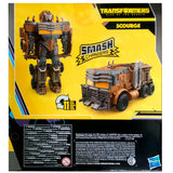 Transformers Buzzworthy Bumblebee Movie Rise of the Beasts ROTB Scourge smash changer box package back digibash