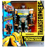 Transformers Buzzworthy Bumblebee Movie Rise of the Beasts ROTB Scourge smash changer box package front digibash