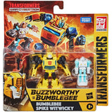 Transformers War for Cybertron Trilogy Buzzworthy Bumblebee spike witwicky target exclusive 2-pack box package front