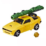 Transformers Buzzworthy Bumblebee Worlds Collide Deluxe Yellow car toy allspark