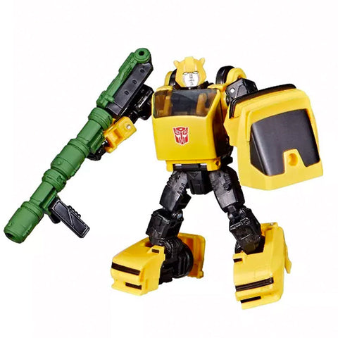 Transformers Buzzworthy Bumblebee Worlds Collide Deluxe Yellow robot toy action figure