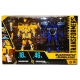 Transformers Buzzworthy Bumblebee Studio Series 18BB vw vs 46BB Dropkick deluxe target exclusive 2pack box package front photo