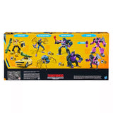 Transformers Buzzworthy Bumblebee War for cybertron trilogy worlds collide giftset 4-pack box package back