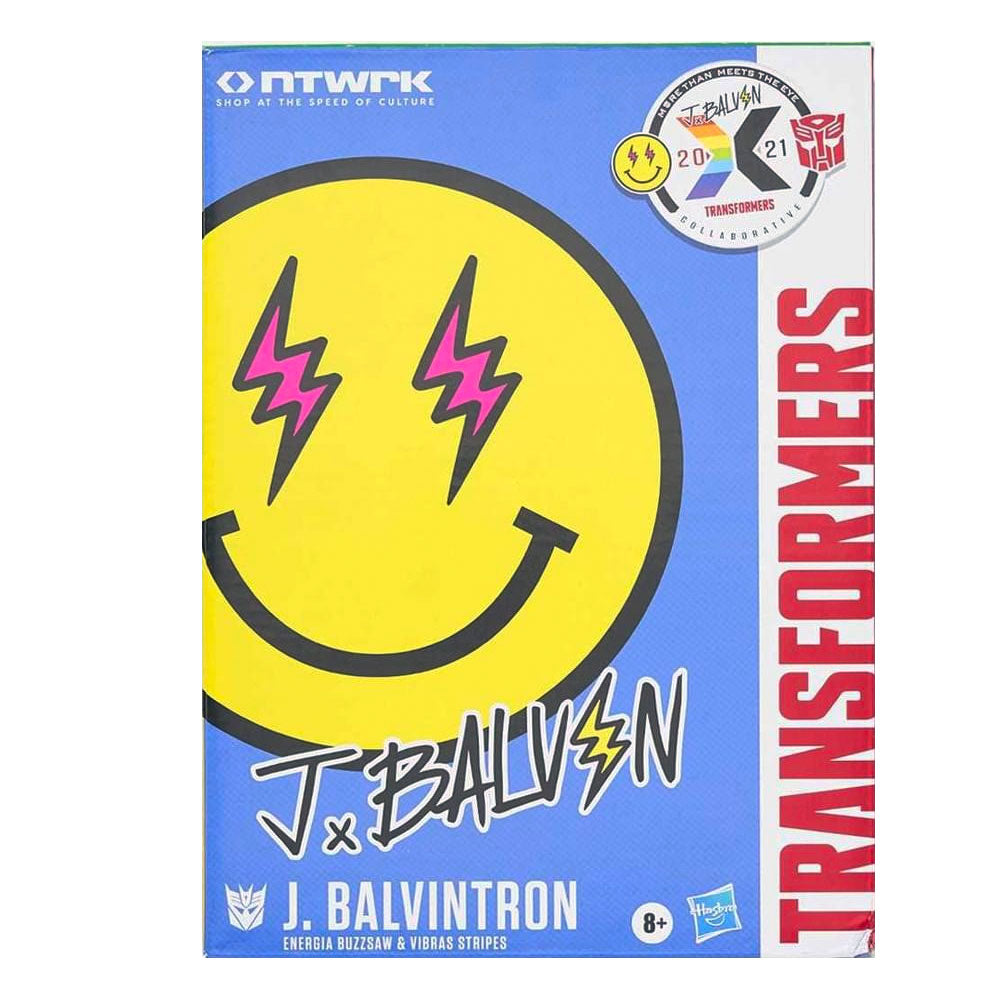 Transformers Generations Collaborative: J. Balvin J Balvintron Vibra Stripes Energia Buzzsaw - 3-Pack Transformers Generations Collaborative: J. Balvin J Balvintron Vibra Stripes Energia Buzzsaw - 3-Pack