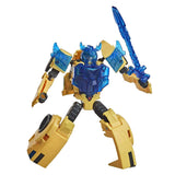 Transformers Cyberverse Adventures Battle Call Trooper Bumblebee Action Figure Toy Yellow Robot