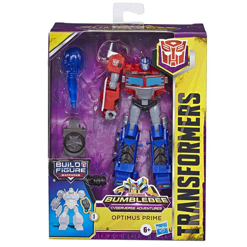 Transformers Cyberverse Adventures Deluxe Optimus Prime Front Box Package