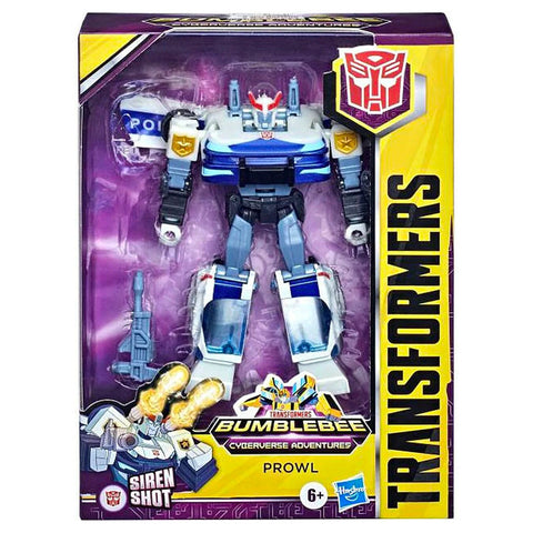 Transformers Cyberverse adventures deluxe prowl box package front