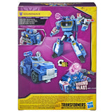 Transformers Cyberverse Adventures Deluxe Soundwave Sound Blast Laserbeak box package back