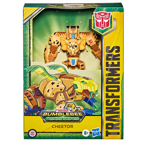 Transformers Cyberverse Adventures Dinobots Unite Cheetor Deluxe box package front