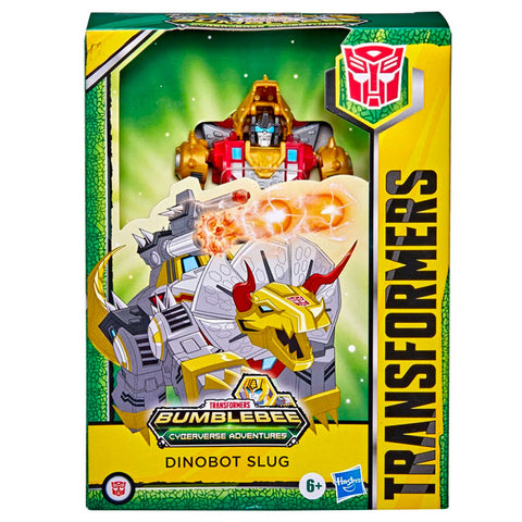 Transformers Cyberverse Adventures Dinobots Unite Dinobot Slug Slag Deluxe box package front