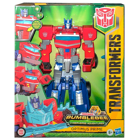 Transformers Cyberverse Adventures Dinobots Unite Roll n Change Optimus Prime box package front photo