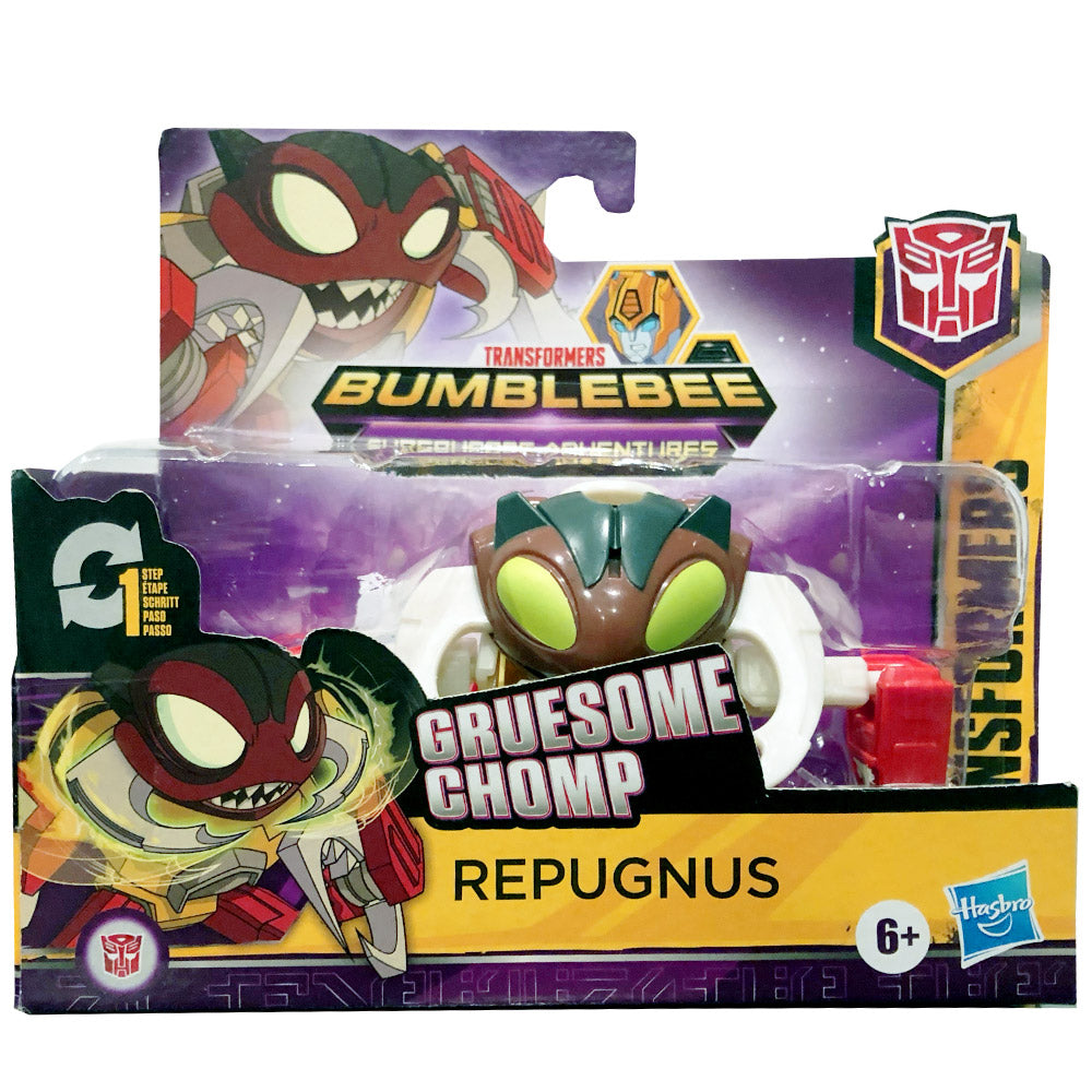 Transformers Cyberverse Adventures Gruesome Chomp Repugnus 1-Step Toy ...