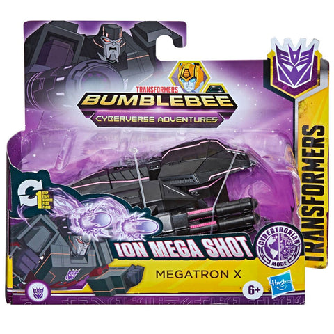 Transformers Cyberverse Adventures One-step changer ion mega shot Megatron X box package front